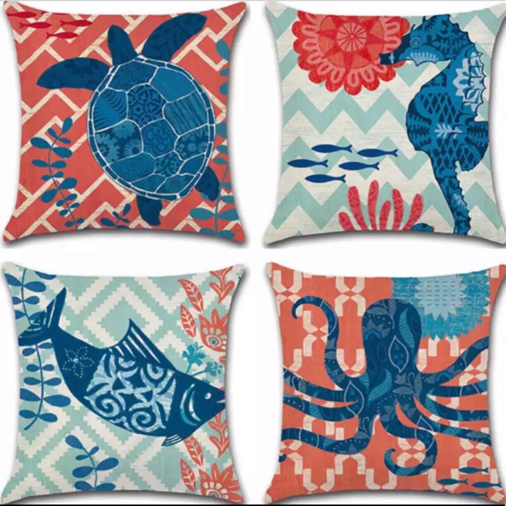 Coastal Pillow Covers